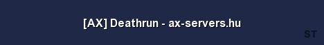 AX Deathrun ax servers hu Server Banner