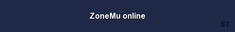 ZoneMu online Server Banner