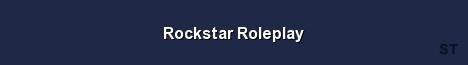Rockstar Roleplay Server Banner