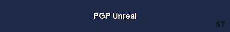PGP Unreal Server Banner