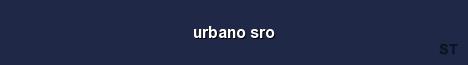 urbano sro Server Banner