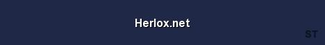 Herlox net Server Banner