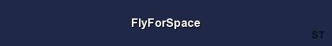 FlyForSpace Server Banner