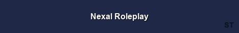 Nexal Roleplay Server Banner