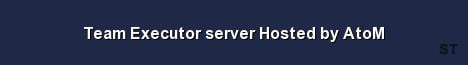 Team Executor server Hosted by AtoM Server Banner