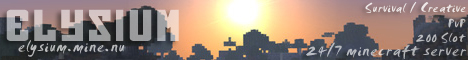 Elysium Minecraft Server Server Banner