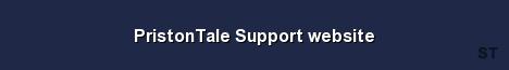 PristonTale Support website Server Banner