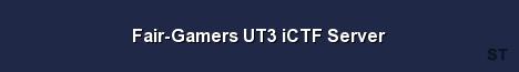 Fair Gamers UT3 iCTF Server Server Banner