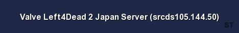 Valve Left4Dead 2 Japan Server srcds105 144 50 