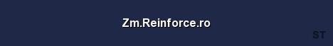 Zm Reinforce ro Server Banner