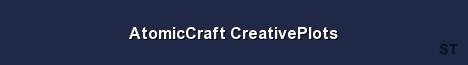 AtomicCraft CreativePlots 