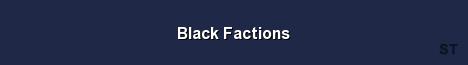 Black Factions Server Banner