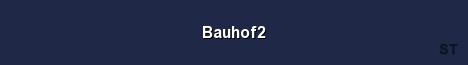 Bauhof2 Server Banner
