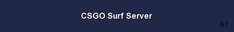 CSGO Surf Server Server Banner