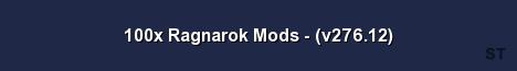 100x Ragnarok Mods v276 12 Server Banner