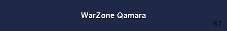 WarZone Qamara Server Banner