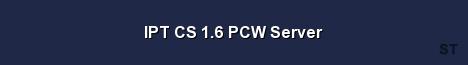 IPT CS 1 6 PCW Server 