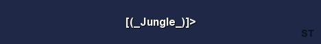 Jungle Server Banner
