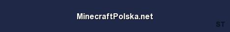 MinecraftPolska net Server Banner