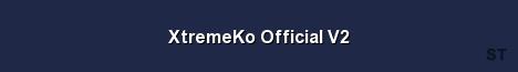 XtremeKo Official V2 Server Banner