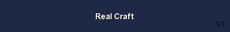 Real Craft Server Banner