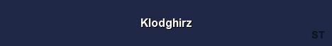 Klodghirz Server Banner