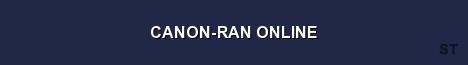 CANON RAN ONLINE Server Banner