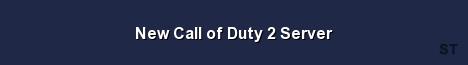 New Call of Duty 2 Server Server Banner