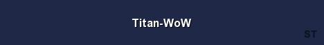 Titan WoW Server Banner