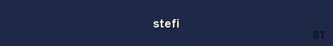 stefi Server Banner