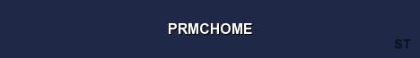 PRMCHOME Server Banner