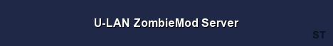 U LAN ZombieMod Server 