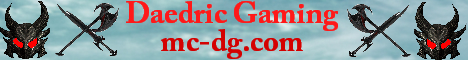 Daedric Gaming Server Banner