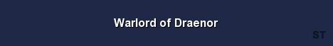 Warlord of Draenor Server Banner