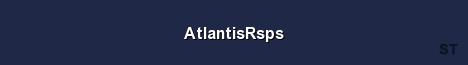AtlantisRsps Server Banner