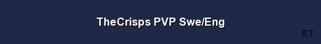 TheCrisps PVP Swe Eng Server Banner