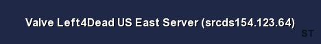 Valve Left4Dead US East Server srcds154 123 64 Server Banner