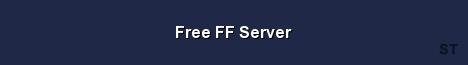 Free FF Server Server Banner