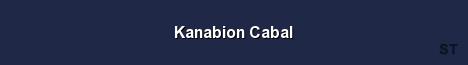 Kanabion Cabal Server Banner