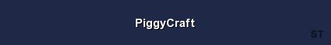 PiggyCraft Server Banner