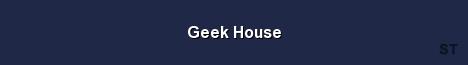 Geek House Server Banner