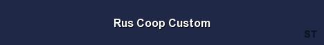 Rus Coop Custom Server Banner