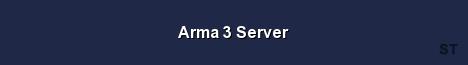 Arma 3 Server Server Banner