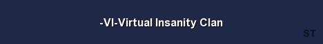 VI Virtual Insanity Clan Server Banner