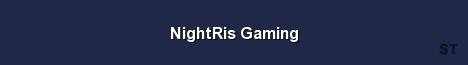 NightRis Gaming Server Banner