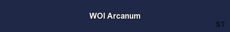 WOI Arcanum Server Banner