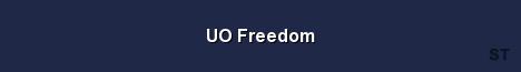 UO Freedom Server Banner
