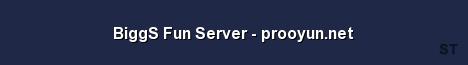 BiggS Fun Server prooyun net 