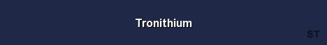 Tronithium Server Banner