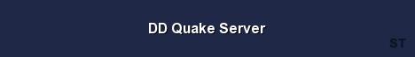 DD Quake Server Server Banner